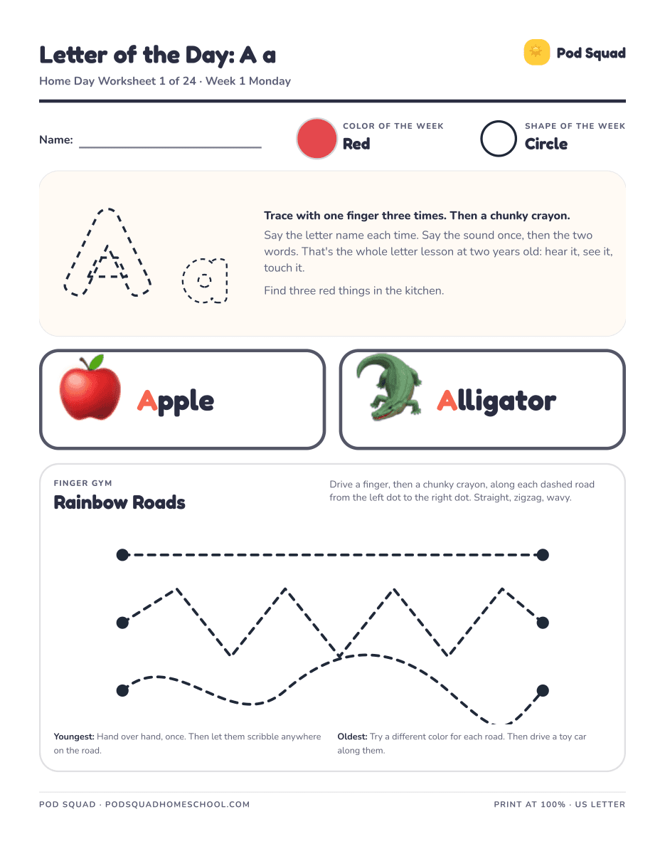 home worksheet w01 mon printable preview